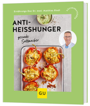 Genuss statt Verzicht, Sättigung statt Hunger - das Erfolgsprinzip für mehr Energie im Alltag, Freude am Essen und dauerhaften Abnehmerfolg. E-Doc und Ernährungsmediziner Dr. Matthias Riedl erklärt, was ein perfektes Schlankmacher-Rezept wirklich ausmacht und wie man mit der richtigen Kombination von Nährstoffen den Insulinspiegel in Schach hält und so Heißhungerattacken wirksam vorbeugt. Ob mit Fleisch, mit Fisch oder ganz ohne Tier: Lassen Sie sich überraschen von einer abwechslungsreichen und alltagstauglichen Auswahl an leckeren, vollwertigen Hautgerichten für jede Mahlzeit des Tages.