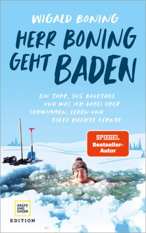 Schuld hat nur die geschundene Schulter. Nach Badeausflügen im heimischen Ammersee gibt die nämlich endlich mal kurz Ruhe. Und so beschließt Wigald Boning, sein Schwimmpensum im Freien ein wenig auszubauen: auf 1 x Schwimmen pro Tag, zu jeder Jahreszeit, bei jedem Wetter und in jedem auch nur ansatzweise badetauglichen Gewässer. »Herr Boning geht baden« berichtet von einer herrlich verrückten Badereise durch Regenrückhaltebecken, Bergseen, Flüsse und Ozeane, Themse und thailändische Transportkanäle - und ist ein köstlich amüsanter Erfahrungsbericht für alle Boning- und Schwimm-Fans, eine stürmische Liebeserklärung ans Schwimmen. »Was er privat auch macht - er macht ein Buch daraus und es wird ein Bestseller.« Sonntag-EXPRESS, Köln »Boning ist wohl der sportlichste unter den deutschen Comedians.« Welt am Sonntag » ...unterhaltsam, mitreißend und auch immer ein bisschen weise. Und voller Worte, die einem im Alltag eher selten begegnen.« Frankfurter Rundschau