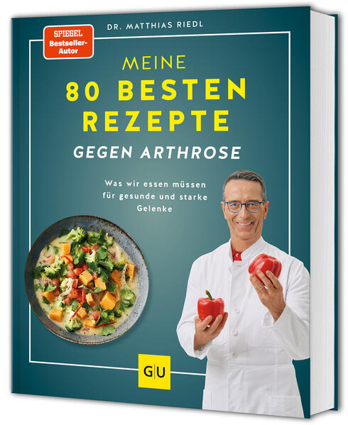 Anlaufschmerz, Bewegungseinschränkungen, Entzündungen und fortschreitender Gelenkverschleiß - Arthrose hat viele Gesichter und kann, je nach betroffenem Gelenk, zum Teil zu massiven Einschränkungen im Alltag führen. Ernährungsmediziner Dr. Matthias Riedl, bekannt für seine fundierten und praxisnahen Ansätze, beleuchtet die Verbindungen zwischen Arthrose und Ernährung und stellt die besten Maßnahmen zur Förderung der Gelenkgesundheit vor. Ein entscheidender Aspekt: Rezepte mit entzündungshemmender Wirkung, die gleichzeitig den Körper mit den erforderlichen Nährstoffen versorgen. Von vitalstoffreichen Frühstücksideen über schmackhafte Mittagsgerichte bis hin zu leichten Abendessen - für jeden Geschmack und jede Gelegenheit.