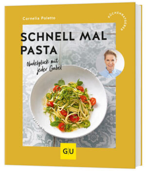 Mamma mia, so lecker! Manchmal muss es einfach fix gehen! Nach einem langen Arbeitstag kommt die ganze Familie hungrig nach Hause und keiner hat mehr Lust lange in der Küche zu stehen. Da kommen die schnellen und einfachen Pasta-Rezepte von der Italienliebhaberin Cornelia Poletto wie gerufen. Mit wenig Zeit und unkomplizierten Zutaten zaubert sie abwechslungsreiche und leckere Soulfood-Pasta auf den Tisch. Nudeln schmecken einfach immer und sind mit Polettos Rezepten ratzfatz zubereitet in vielen abwechslungsreichen Varianten - ob Tagliatelle mit Zitronen-Zucchini-Sauce oder einfach nur Fussili mit der besten Tomatensugo - unglaublich schnell, unglaublich gut!