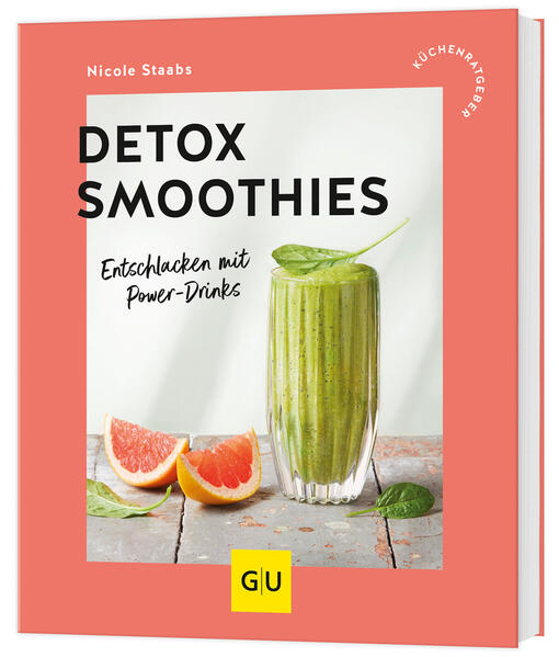 Bunt und lecker in ein gesünderes Leben starten? Let's do it - Detox-Smoothies sind der perfekte Einstieg! Denn die Powerdrinks stecken voller Vitalstoffe: Fein gemixt sind die Nährstoffe aus Pflanzengrün, Früchten und Superfoods für den Körper besonders leicht verfügbar. Also zum Entschlacken und Entgiften einfach ab und zu eine Mahlzeit durch einen Detox-Smoothie ersetzen - für ein großes Plus an Wohlbefinden und Vitalität. Und wer es noch schneller mag, macht eine 3-Tage-Detox-Kur: So purzeln ganz nebenbei auch noch ein paar überflüssige Pfunde. Für mehr Abwechslung im Glas sorgen die Smoothie-Trends von Smoothie Bowls bis hin zu (N)Ice Cream. Fazit: Lecker, bunt und gesund - mit diesen Smoothies macht Detoxing Spaß!