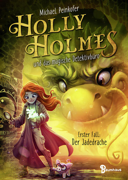 Löse spannende Rätsel für magische Detektive hinten im Buch! In Marville geht es nicht mit rechten Dingen zu! Da sind sich die Geschwister Jenny und Percy einmal einig. Plötzlich taucht auch noch ein Mädchen namens Holly Holmes auf, die ihren ersten echten Kriminalfall lösen will - und dabei Hilfe gut gebrauchen könnte. Und tatsächlich stoßen die drei schon bald auf einen mysteriösen Einbruch, in dem ein verschwundener Kühlschrank, ungenießbare Bonbons und ein Zahnarzt für Vampire so manches Rätsel aufgeben ... Ein logomagisches Abenteuer wartet auf die drei Detektive! Eine spannende Detektivgeschichte ab 9 Jahre in einem zauberhaften Setting - mit fantastischen Illustrationen von Helge Vogt!