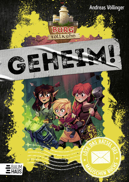 Bist du bereit für die GEHEIM!-Bücher? Interaktive Abenteuer zum Mitraten und Rätselknacken für Escape-Fans ab 9 Jahren • Öffne den Brief vorne im Buch und tauche ein in ein fantastisches Abenteuer. • Löse die Rätsel am Ende jedes Kapitels • Keine Lust zu rätseln? Kein Problem! Nutze die Tipps oder erfahre die Lösung zu Beginn des Folgekapitels. 1 Mysteriöser Brief 24 packende Rätsel 100 % Nervenkitzel warten auf dich! Heldenschüler Siggi traut seinen Augen kaum, als er einen verschlüsselten Brief erhält: Sein Freund Jago hat Geschichten über ein schwarzmagisches Zauberbuch ein Grimorium aufgeschnappt, das ausgerechnet auf der Heldenschule Burg Tollkühn verborgen sein soll. Die finstersten Schurken des Landes wollen es an sich reißen und damit wer weiß was entfesseln. Als kurz darauf ein neuer Lehrer auf Burg Tollkühn eintrifft, sind sich Siggi und seine Freunde Brünhild und Filas sicher, dass auch er auf der Suche nach dem Grimorium ist und mit den Schurken unter einer Decke steckt. Gemeinsam müssen sie das Rätsel um das magische Buch lösen. Doch wie findet man etwas, das nicht gefunden werden soll? Mit fantastischen Illustrationen von Zapf. Dieser Titel ist auf Antolin gelistet.