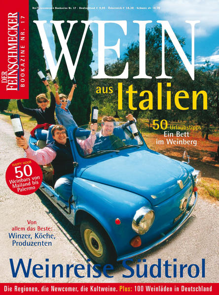 Italiens Vielfalt: Im Weinland südlich der Alpen wird Neugier mit genussvollen Entdeckungen belohnt Die Deutschen lieben italienische Weine - nicht nur Prosecco, Pinot grgio und Chianti. Neben diesen bekannten Vertretern haben die Winzer südlich der Alpen viel mehr und weitaus Interessanteres zu bieten. In diesem Bookazine stellt der Feinschmecker Ihnen das Weinland Italien vor, das zu den größten Weinproduzenten der Welt gehört. Der Feinschmecker gibt Ihnen einen Überblick über alle 21 Weinregionen, ihre wichtigsten Winzer und deren beste Gewächse - von Südtirol bis Sizilien. Und damit Sie wissen, wo Sie Ihre Lieblingstropfen kaufen können, listet der Feinschmecker im Serviceteil mehr als 100 Weinläden in Deutschland auf, die über ein großes Italien-Sortiment verfügen. Auf über 900.000 Hektar kultivieren Italiens Winzer rund 350 Rebsorten, darunter zahlreiche autochthone Varietäten. Diese lokalen Sorten gewinnen in einzelnen Regionen zunehmend an Bedeutung, die interessantesten stellt der Feinschmecker vor. Einheimische Traubensorten stehen auch im Mittelpunkt der beiden großen Verkostungen mit Rotweinen aus Apulien sowieo Weiß- und Rotweinen von Sizilien. Unter den Siegern sind einige hierzulande wenig bekannte Weingüter. Ihre berühmten Kollegen hingegen präsentieren wir ins unserer "Hall of Fame": Zwölf Winzer und Weine, die nicht nur in Italien Kult sind. Wer in den Ferien einmal direkt beim Winzer wohnen will, findet unter unseren 50 Empfehlungen in verschiedenen Weinregionen mit Sicherheit die passende Agriturismo-Adresse.