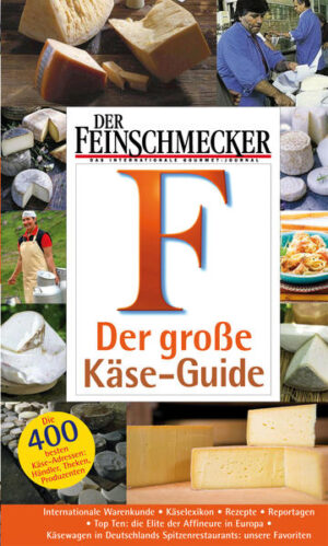 Käse-Guide Deutschland 2011 DER FEINSCHMECKER präsentiert seinen Lesern unter anderem eine ausführliche Warenkunde zu 70 verschiedenen Käsesorten und vermittelt Hintergrundwissen in einem großen Käselexikon. Zudem werden die 400 besten Einkaufsadressen für Käse in Deutschland vorgestellt.