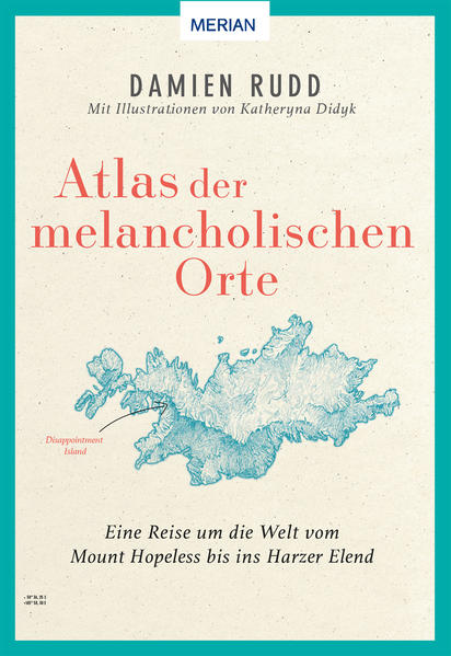 Eine skurrile Reise um die Welt Warum heißt ein Weiler im Harz ausgerechnet Elend, was ist am Mount Hopeless so hoffnungslos, wo genau verläuft die Road to Nowhere und worin liegt die große Enttäuschung, der die Disappointment Island im Südpazifik ihren Namen verdankt? Mit dem »Atlas der melancholischen Orte« nimmt uns der Australier Damien Rudd mit auf eine Reise ins Obskure, immer auf dem Grat zwischen historischen Fakten und den Unschärfen tradierter Legenden. Flankiert von handgezeichneten Illustrationen wartet eine wundersame Weltreise – humorvoll, tiefgründig, originell.