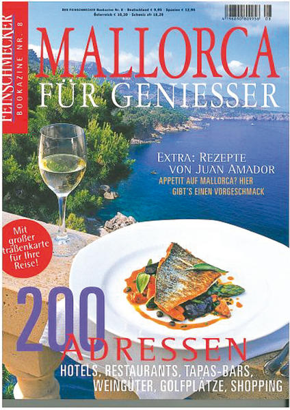 Das Feinschmecker Bookazine Mallorca für Genißer gibt 200 Empfehlungen für genussvolle Ferien, vom Top-Hotel am Meer bis zur Finca auf dem Lad, vom Gourmentrestaurant auf der Flaniermeile bis zur Standbude mit gegrilltem Fisch. Mallorca boomt. Die beliebteste Balearen Insel macht sich Jahr für Jahr ein bisschen schöner für Ihre immer anspruchsvolle Gäste und auch Gourmets können sich hier zu Hause fühlen: Die Inselküche steht mit fantasievollen Rezepten und tollen Tapas für Ihren eigenen Aufschwung, für Mallorcas aufstrebende Weingüter hat die Zukunft gerade begonnen. DER FEINSCHMECKER hat romatische Dörfer, das Städtchen Soller, Strände und Golfplätze für Sie besucht, aber auch drei elebnisreiche Wanderwege im Gebirge auf Genusstauglichkeit getestet. Und die Metropole Palma mit ihren schicken Geschäften ist für Manche allein schon eine Reise wert.