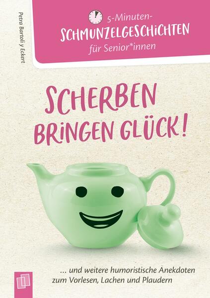 Lustige Vorlesegeschichten für Senioren und Seniorinnen mit und ohne Demenz +++ Wer als Kind und später im Erwachsenenalter gern gelesen hat, der möchte dieses besondere Vergnügen auch im Alter nicht missen. Und wie könnte das besser gelingen als mit 5-Minuten-Schmunzelgeschichten, die den Seniorinnen und Senioren Lachtränen in die Augen treiben! Kurz, einfach und mit Humor erzählen diese Vorlesegeschichten für Seniorinnen und Senioren von ulkigen Alltagsabenteuern, wie von der Verbrechersuche einer übereifrigen Hobbydetektivin oder einem notorischen Witzeerzähler, der eines Besseren belehrt wird. Im Anschluss an die Leser und Leserinnen und Senioren mit und ohne Demenz gibt es jeweils Impulse für Erzählanlässe, die gemeinsam aus dem individuellen Erfahrungsschatz beantwortet werden können. So sind die Bücher dieser Reihe ideal für Betreuungskräfte und Alltagsbegleiterinnen und Alltagsbegleiter in der stationären und ambulanten Pflege wie auch für pflegende Angehörige, die garantiert für heitere Stimmung sorgen!