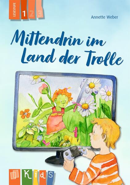 Kinderbuch für Kinder von 7 bis 9 Jahre sowie für Lehrer und Lehrerinnen an Grundschulen und Förderschulen, Deutsch, Klasse 2- 3, Lesestufe 1/2/3 +++ Zum Inhalt dieses Kinderromans: Kilian liebt Videospiele. Und als er in einem geheimnisvollen Laden das Spiel „Land der Trolle" entdeckt, zögert er trotz Protesten des zwielichtigen Ladenbesitzers nicht, es zu kaufen. Als Avatar wählt Kilian ein grüngesichtiges Trollmädchen, gibt ihm Karottenhaare und eine knubbelige Knollnase und verpasst ihr den Namen „Plong". Als Plong sich mehr und mehr Kilians Befehlen verweigert, überlegt er bereits, das Spiel zurückzubringen. Doch da sitzt das Trollmädchen plötzlich mitten in seinem Zimmer! Plong fängt gleich an, zu meckern: So ein blödes Aussehen! So ein bescheuerter Name! So gefährliche Aufgaben! Erst glaubt Kilian an einen Traum, doch dann schrumpft Plong ihn mit vollem Trollzauber auf ihre Größe und nimmt ihn mit in das Spiel. Und damit fängt das Abenteuer erst an - denn im Spiel wartet nicht nur eine große, gruselige Spinne, sondern auch Plongs Familie. Und sie alle sind nicht ganz freiwillig dort ... Ob Kilian sie retten kann?