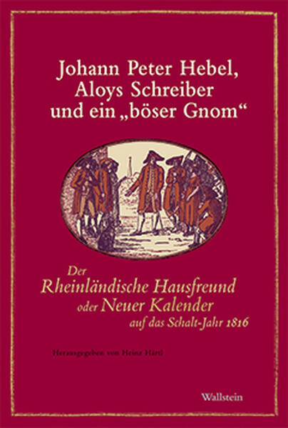 Erstmaliger Faksimiledruck des seltenen Jahrgangs des »Rheinländischen Hausfreunds« und Neusatz des Geschichtenteils. Seit 1808 gab Johann Peter Hebel im badischen Karlsruhe den »Rheinländischen Hausfreund« heraus. Die Mehrzahl der Kalendergeschichten, die Hebels Berühmtheit als Erzähler begründeten, erschienen in diesem Organ. Waren die ersten Jahre von napoleonischen Reformen geprägt, bekam Hebel nach den Befreiungskriegen 1813/14 mit dem Beginn der Restaurationsepoche und dem veränderten politischen Klima Schwierigkeiten mit dem »Kalender«. Von diesen Schwierigkeiten zeugt der Jahrgang 1816, an dem Hebel einen größeren Anteil hatte, als ihm bisher zugeschrieben wurde. Der Kalender auf das Schalt-Jahr 1816 wird vollständig faksimiliert, enthält also außer dem Geschichtenteil auch den kalendarischen. Von besonderem Reiz sind drei ganzseitige Abbildungen von Joseph Jacob Dambacher, dem u.?a. von Walter Benjamin geschätzten Hebel-Illustrator. Im Nachwort erörtert Heinz Härtl die Problematik einer Zuschreibung der Texte zu Johann Peter Hebel als Verfasser. Bei allem Bemühen um Aufklärung bleibt jedoch in dem Jahrgang und seinen Kontexten einiges ominös, kein Wunder bei rätselhaften Autoren und Illustratoren wie Hebel und Dambacher.