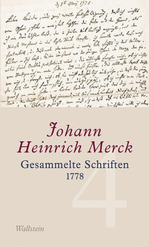 Das Jahr 1778 zeigt Merck auf dem Höhepunkt seines publizistischen Schaffens. Dem versierten Darmstädter Kriegsrat Johann Heinrich Merck steht der »Teutsche Merkur« jetzt in all seinen Sparten offen. In fünf Lieferungen erscheint, changierend zwischen Novelle und agrarischer Aufklärungsschrift, die »Geschichte des Herrn Oheims«, flankiert von dem poetologischen Seitenstück »Ueber den Mangel des Epischen Geistes in unserem lieben Vaterland«. Als Kunstkritiker schafft Merck Standards, durch sensible Bildbeschreibungen ebenso wie durch die kenntnisreiche Identifizierung von Fälschungen und die Kriterien zur Anlage einer Kupferstichsammlung. Mit 81 Rezensionen unterschiedlichster Werke übernimmt er den überwiegenden Anteil im »Kritischen Fach«. Mit Intellektualität und Taktik meistert er den Konflikt zwischen Lavater und Lichtenberg, in den der »Teutsche Merkur« mitsamt seinem Herausgeber Wieland zu geraten droht. Der Ertrag des Jahres 1778 füllt Band 4 innerhalb der chronologisch angelegten Ausgabe der »Gesammelten Schriften«.