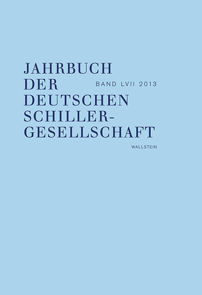 Jahrbuch der Deutschen Schillergesellschaft. Internationales Organ...: Jahrbuch der Deutschen Schillergesellschaft | Bundesamt für magische Wesen