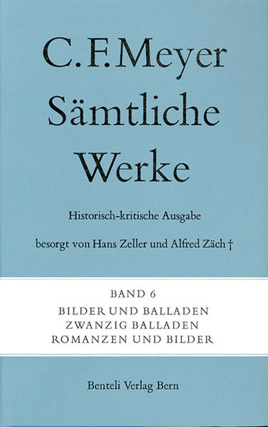 Die 15-bändige historisch-kritische Ausgabe der Werke von Conrad Ferdinand Meyer jetzt im Wallstein Verlag. Aufgenommen sind die Buchausgaben von Meyers Werken mit allen bekannten, zu Lebzeiten erschienenen Auflagen, ebenso die in Periodika erschienenen Erstpublikationen der Novellen, die Projekte zu nicht vollendeten erzählerischen und dramatischen Werken, Meyers Übersetzungen, ferner die Aufsätze, Rezensionen, Nachrufe und Reden sowie Gedichte zu wichtigen öffentlichen Feiern.