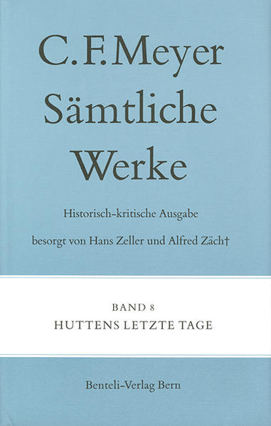 Die 15-bändige historisch-kritische Ausgabe der Werke von Conrad Ferdinand Meyer jetzt im Wallstein Verlag. Aufgenommen sind die Buchausgaben von Meyers Werken mit allen bekannten, zu Lebzeiten erschienenen Auflagen, ebenso die in Periodika erschienenen Erstpublikationen der Novellen, die Projekte zu nicht vollendeten erzählerischen und dramatischen Werken, Meyers Übersetzungen, ferner die Aufsätze, Rezensionen, Nachrufe und Reden sowie Gedichte zu wichtigen öffentlichen Feiern.