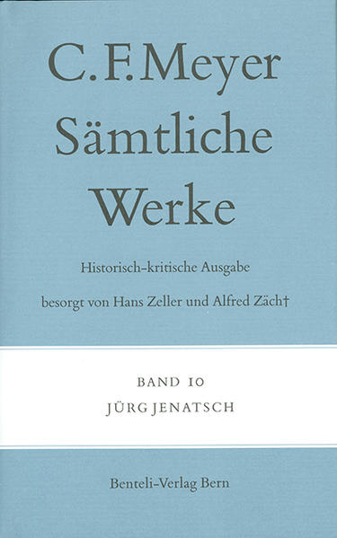 Die 15-bändige historisch-kritische Ausgabe der Werke von Conrad Ferdinand Meyer jetzt im Wallstein Verlag. Aufgenommen sind die Buchausgaben von Meyers Werken mit allen bekannten, zu Lebzeiten erschienenen Auflagen, ebenso die in Periodika erschienenen Erstpublikationen der Novellen, die Projekte zu nicht vollendeten erzählerischen und dramatischen Werken, Meyers Übersetzungen, ferner die Aufsätze, Rezensionen, Nachrufe und Reden sowie Gedichte zu wichtigen öffentlichen Feiern.