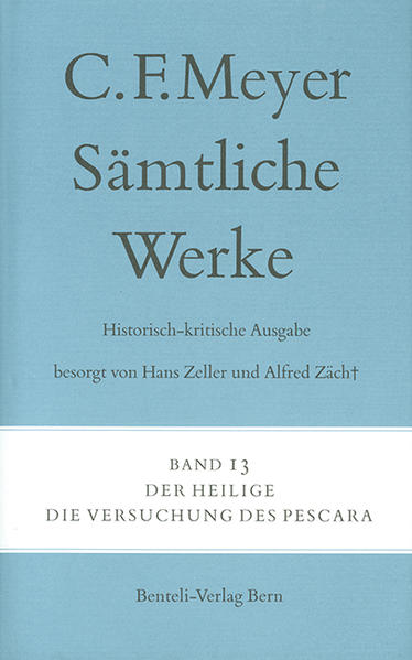 Die 15-bändige historisch-kritische Ausgabe der Werke von Conrad Ferdinand Meyer jetzt im Wallstein Verlag. Aufgenommen sind die Buchausgaben von Meyers Werken mit allen bekannten, zu Lebzeiten erschienenen Auflagen, ebenso die in Periodika erschienenen Erstpublikationen der Novellen, die Projekte zu nicht vollendeten erzählerischen und dramatischen Werken, Meyers Übersetzungen, ferner die Aufsätze, Rezensionen, Nachrufe und Reden sowie Gedichte zu wichtigen öffentlichen Feiern.