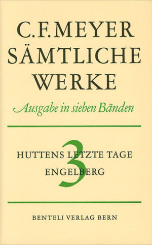 Die 7-bändige Leseausgabe der Werke von Conrad Ferdinand Meyer jetzt im Wallstein Verlag. Erstmals wertet eine kommentierte Leseausgabe den ganzen Nachlass des Dichters und seinen gesamten Briefwechsel aus. Die Texte werden kommentiert, die Anspielungen und die historischen Hintergründe erläutert. Die Bände enthalten Faksimiles von Gedichthandschriften, die Meyers Arbeitsweise vor Augen führen, Reproduktionen der Titelseiten von Erstausgaben und anderen Dokumenten sowie eine Zeittafel.