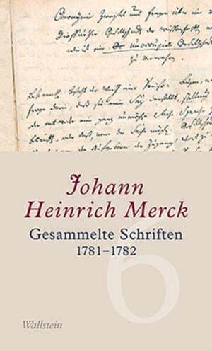 Mit Humor, Spottlust, Skepsis und Melancholie nimmt Johann Heinrich Merck Stellung zu einer Fülle von Themen der Jahre 1781 und 1782. In Essays und, teils autobiographisch fundierten, Erzählungen bewährt sich Mercks unverwechselbarer Ton angesichts des labilen gesellschaftlichen Zustands seiner Zeit. Für das »Journal von Tiefurt« am Weimarer Musenhof ist er ein sperriger Beiträger. Mit zwei Pamphleten mischt er sich in die Tagespolitik der Landgrafschaft Hessen-Darmstadt ein, mit der ersten seiner drei selbständigen Studien zur Paläontologie gewinnt er die Anerkennung führender Fachwissenschaftler. Wie stets steht auch die Kunst auf dem Plan: Mit einschlägigen Artikeln setzt er seine Mitarbeit an der »Deutschen Encyclopädie« fort, fördert die Karriere des jungen Wilhelm Tischbein, verteidigt Falconet und untersucht geschnittene Steine, an denen er als dilettierender Mineraloge Vergnügen hat. Den Teutschen Merkur bereichert er durch die Bekanntmachung extravaganter Werke.