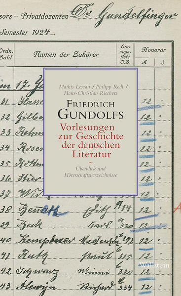 Friedrich Gundolfs Vorlesungen zur Geschichte der deutschen Literatur | Bundesamt für magische Wesen