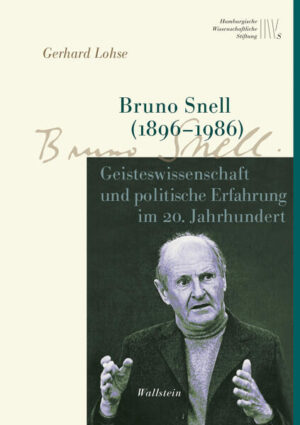 Bruno Snell (1896-1986) | Gerhard Lohse