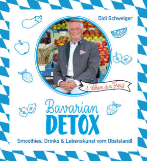 Powerdrinks vom »Obststandl-Didi«, dem Münchner Original und Lebenskünstler mit Kultstatus. Ganz einfach selbermachen aus Obst und Gemüse: Smoothies, Shakes, Lassis, Limos, Spritz, Brause. Amüsant präsentiert: Didis Profi-Tipps zu den Rezepten, Anekdoten und Münchner Geschichten. Mit Bayrisch-Deutsch-Übersetzung - falls nötig.