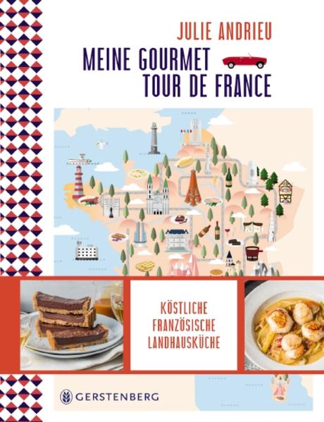 Julie Andrieu ist in Frankreich eine berühmte Fernseh-Köchin. Dieses Buch basiert auf einer Sendereihe von France 3, in der Julie unterschiedliche Regionen bereist, französische Originale besucht und deren Rezepte präsentiert. Landestypische Gerichte wie Kaninchen in Senfsauce, gefüllte Krabben, Cassoulet, Flammkuchen oder Madeleines: Julie Andrieu hat in ihrem Reisejournal die besten Rezepte gesammelt, um Ihnen klassische Vorspeisen, Hauptgerichte und Desserts aus allen Regionen Frankreichs nahezubringen.