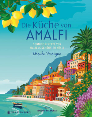 Die Küste von Amalfi ist magisch, eine traumhaft schöne Landschaft mit malerischen Dörfern, die sich an steile Klippen schmiegen, kristallklarem Wasser und dem Duft von Zitronen. Diese Region Italiens lockt seit jeher zahllose Besucher an, und das Essen ist äußerst schmackhaft! Ursula Ferrigno stammt von Amalfi und präsentiert in diesem Buch 75 authentische Rezepte aus ihrer Heimat. Natürlich mit den besten Zutaten der Region: Auberginen, Feigen, Tomaten, Zitronen, Fisch & Meeresfrüchten, Kalb und Lamm.