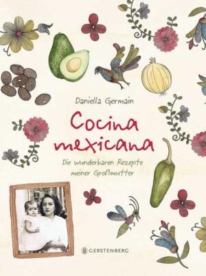 Cocina mexicana ist die Hommage der jungen australischen Illustratorin Daniella Germain an ihr mexikanisches Erbe. Seit sie zwei war, nahm ihre Mutter sie regelmäßig in ihre mexikanische Heimat mit. Dort versammelte sich die große Familie um "Abuelas" Tisch und ließ sich bei viel Gelächter das leckere Essen der Großmutter schmecken. Man feierte die mexikanischen Feste wie den Dreikönigstag und den fröhlichen Totentag miteinander und genoss dazu die typischen Gerichte. Lassen Sie sich einladen zu Garnelen nach Veracruz-Art, Hähnchen à l'orange, Maispasteten und kandierten Süßkartoffelröllchen!