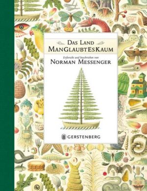 Am Fuße des Bücherbergs bauen die Inselbewohner ihre bunten Häuser. So können sie abends den Geschichten des Bergs lauschen. Wunderliche Watvögel tragen Gummistiefel, weil sie nasse Füße nicht schätzen. Und am Ufer des Zaubersees necken Riesen- Drachenlibellen zu gern die kuriosen Doppelrahmkühe. Dies und noch viel mehr bietet diese unglaubliche Insel und so wundert es nicht, dass sie von Zeit zu Zeit ihren Standort wechselt, um unauffindbar zu bleiben. Norman Messenger entführt uns in sagenhaften Bildern und detaillierten Reiseaufzeichnungen an diesen wunderbaren Ort, den man nicht suchen, sondern nur finden kann.