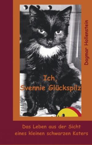 Sven Glückspilz ist ein aaarmer kleiner kranker Kaaaater, aber auch ein höchst gerissener Zwerg, eine nörgelnde Nervensäge und vor allem ein charmantes, sehr cleveres Persönchen. Mit Pepp und hintergründigem Witz schildert Svennie Situationen aus seinem Leben - natürlich aus Katzensicht. Dabei läßt er keine Peinlichkeit und kein Fettnäpfchen aus. Er erzählt seine Geschichten auf eine heitere, unbekümmerte und leicht unverschämte Art und Weise, so dass man ihn einfach ins Herz schließen muss.