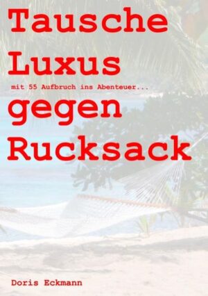 "Mein Leben lang spürte ich Fernweh", erinnert sich die Autorin. Im Alter von 54 Jahren konnte sie endlich ihre Sehnsucht nach weiten Reisen stillen. Sie machte sich für ein Jahr aus dem Staub und hat keine Sekunde bereut. Mehr noch: Sie hat gelernt, auf sich zu hören und ihre inneren Grenzen zu überschreiten.Auf Koh Samui feiert sie ihren 55. Geburtstag so, wie sie es sich wünscht - endlich frei von Zwängen und Konventionen. In ihrem roten Seidennachthemd besucht sie klassische Konzerte und eine Opernaufführung in Sydney. Doris Eckmann blickt auf eines ihrer schönsten Weihnachtsfeste zurück, am Strand in Neuseeland mit einer bunt zusammengewürfelten Schar junger Menschen aus aller Welt. Den Höhepunkt der Reise bildet der Aufenthalt in der Südsee. Hier vollendet sich ihr Traum vom Leben im Paradies. Meditation am Meer, Stille, Duft der Blumen, unberührte Natur und ein strahlender, blauer Himmel wirken wie die fortwährende Bestätigung, die richtige Entscheidung getroffen zu haben."Ich habe mit göttlichem Schutz immer wieder Wunder erlebt, Dankbarkeit und Demut gelernt und ein hohes Maß an innerer Freiheit gefunden.