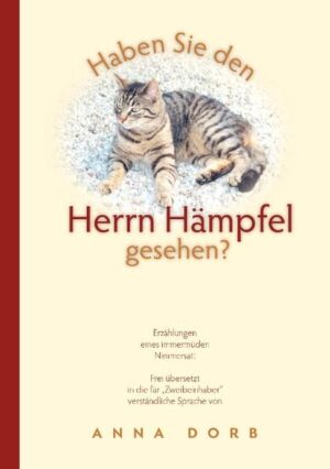 Herr Hämpfel - seines Zeichens ein zugelaufener Kater, der von Katzenaktivisten entführt, viel zu früh kastriert wurde und seitdem - na, nennen wir es ein bisschen verunsichert ist, erzählt mit seinen Worten spezielle Szenen aus seinem bisherigen Leben. Vor Publikum versucht er zwar, den Macho herauszukehren, kann jedoch einfach nicht aus seiner Haut. Sein inneres Wesen entspricht mehr dem eines Plüschtieres, das nichts und niemandem etwas zu leide tun könnte. (Außer es ist kleiner als er, - dann gehört’s der Katz!) Humorvoll niedergeschrieben und dargestellt mit vielen Bildern und Illustrationen, lässt er uns teilhaben an seinen Erlebnissen, Abenteuern und Frechheiten. Nicht nur für alle, die kleine Tiger gerne haben. BoD_Ambassador.JPG