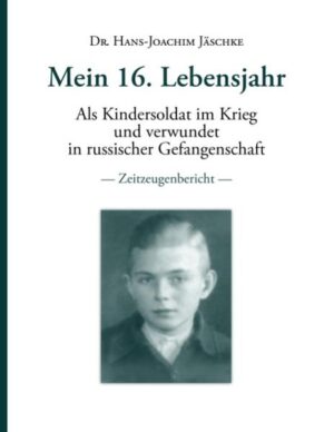 Gerade erst 16 Jahre alt, noch kindlich wie ein Vierzehnjähriger wirkend, wird er als Schüler 1944 zur Heimatflak nach Lodz/Polen verpflichtet. Dort entgeht er im Januar 1945 während der sowjetischen Winteroffensive mit Glück der Vernichtung seiner Flakbatterie. Täglich 30 bis 40 km in schneebedecktem Gelände bei klirrender Kälte, als Nahrung nur Schnee, von feindlichen Panzern überholt erreicht er in einer Odyssee die Oder und seine Heimatkreisstadt Glogau/Schlesien. Dort erlebt er als Kindersoldat das Grauen eines siebenwöchigen Festungskampfes. Unmittelbar vor der Kapitulation wird er verwundet und gerät in russische Gefangenschaft. Der Autor berichtet eindrucksvoll über seine Erlebnisse als Gratwanderung zwischen Leben und Tod. Sie werden für ihn - einst von falschen Idealen bestimmt - zu einem Kredo gegen jedwede Beteiligung an Kriegshandlungen. Seine Erinnerungen sind aber auch gleichzeitig ein Zeugnis erfahrener Menschlichkeit von Freund und Feind in einem von Brutalität und Hass geprägten Inferno.