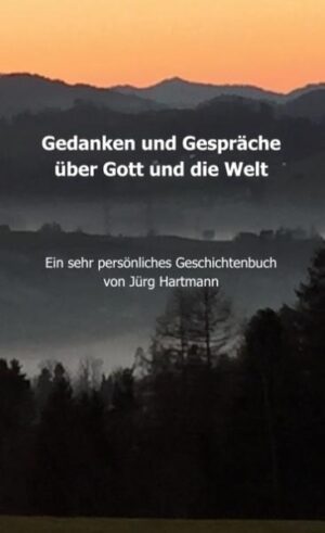 Gedanken und Gespräche über Gott und die Welt Ein sehr persönliches Geschichtenbuch mit zwei Vorworten, 92 Kurzgeschichten und zwei Anhängen. Die Wurzeln des Buches reichen zurück bis zum September 2015 und enden mitten in der schrecklich-skurrilen Corona-Pandemie des Jahres 2020.