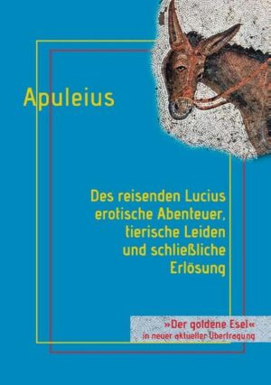 Der heute geläufige Titel des Romans »Der goldene Esel« (»Asinus aureus«) ist erst in der Spätantike (beim Theologen und Philosophen Augustinus) bezeugt. Ebenfalls ist der Roman unter dem Titel »Metamorphosen« (»Verwandlungen«) bekannt. Der Roman gehört - wie Petrons Satyricon - zu den bedeutendsten und gleichzeitig unterhaltsamsten Romanen der Weltliteratur. Verfasst wurde er um 160 n. Chr. von Apuleius aus Madauros (im heutigen Algerien). In der Erzählung wird Lucius, der aus dem griechischen Korinth stammende Romanheld, infolge seiner ausgeprägten Neugier, als er unbedingt hinter die Geheimnisse der Magie gelangen möchte, auf einer Reise durch den hexenbevölkerten Norden Griechenlands im Zusammenhang mit einem amourösen Abenteuer versehentlich in einen Esel verwandelt. Als Esel behält er seine menschliche Wahrnehmung und sein menschliches Denken bei, seine erwähnte Neugier und seine ausgeprägten erotischen Neigungen lassen ihn in ein Abenteuer nach dem anderen geraten … Von diesem Roman voller Spritzigkeit und Verve existiert bisher keine moderne deutsche Übersetzung, welche die Lebendigkeit und Zeitlosigkeit des fantastischen wie satiresken Panoramas dieses Werkes sowie die Buntheit und Flottheit der meisterlich lebendigen Sprachkunst seines Autors in die heutige Zeit angemessen und kongenial hineinholt. Dies wird mit der vorliegenden Übertragung endlich nachgeholt.