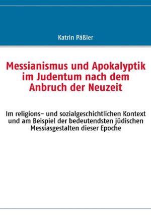 Personen, die sich selbst oder anderen als Messias galten und eine messianische Bewegung begründeten, hat es in der langen jüdischen Geschichte immer wieder gegeben. Mit dem Anbruch der Neuzeit jedoch kam es aufgrund dramatischer historischer Ereignisse innerhalb der jüdischen Welt zu einem gehäuften Auftreten von Messiasgestalten mit überraschender Breitenwirkung. Exemplarisch werden die drei bedeutendsten jüdischen Messiasgestalten behandelt: ein Messias, der mit dem Papst verhandelte, der getaufte "Messias von Offenbach" und als Höhepunkt Sabbatai Zwi-der Messias, der zum Islam konvertierte.