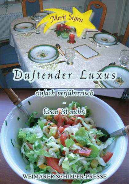 Wenn Sie ernsthaft an Ihrer Gesundheit interessiert sind und wenn Sie wissen wollen, wie man aus natürlichen Johannisbeeren Liebesperlen herstellt, dann ist „Duftender Luxus“ eine wahre Fundgrube für Sie - denn Essen ist mehr als Nahrungsaufnahme und nachhaltiges ökologisches Hauswirtschaften! „Am Beispiel meiner eigenen Person zeige ich Ihnen ein Überlebenspaket, mit dessen Hilfe Sie zurück zu einem natürlichen Leben finden können - denn nichts ist heute wichtiger als die Wiederherstellung des ökologischen Gleichgewichts!“ Merit Segen