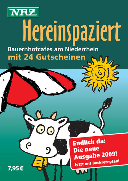 Hand aufs Herz - was lässt die Seele schöner baumeln als ein lauschiges Plätzchen im Grünen, fern der Hektik und des Alltagsgewusels. Wo der Blick über liebevoll gepflegte Gärtchen und Beete schweifen kann, wo frisch aufgebrühter Kaffee im Kännchen dampft und der Duft von Selbstgebackenem die Sinne verführt. Die NRZ-Niederrheinredaktion hat auch in diesem Jahr die schönsten und urigsten Bauernhofcafés zwischen Duisburg und Kleve, Nettetal und Raesfeld, Brüggen und Grevenbroich besucht. Mehr als 20 Bauernhofcafés stellen wir Ihnen vor - jedes hat seinen ganz eigenen, seinen unverwechselbaren Charme. Lassen Sie sich verführen, Platz zu nehmen und den Niederrhein von der Kaffeetafel aus zu erobern. Lassen Sie sich von der Landschaft und den Menschen so richtig verwöhnen. Es lohnt sich. Nicht nur wegen der Gutscheine, die wir, dank der Unterstützung aller Cafés, Ihnen wieder im Anhang des Heftchens mitüberreichen können. Wieder gilt: zu zweit genießen, einmal bezahlen!