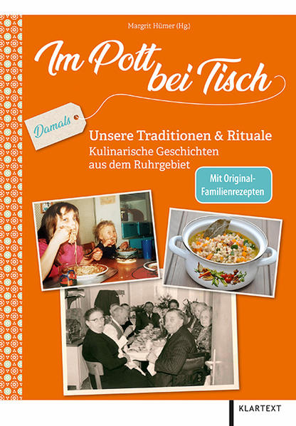 Wie, wo, wann und was man isst, das sagt viel über die Persönlichkeit und die soziale Entwicklung aus. Die kindlichen Erfahrungen „bei Tisch“ sind oft ein Leben lang prägend. Die meisten Familien pflegen ihre speziellen Gebräuche nicht nur an den Festtagen. In diesem Band erzählen Menschen aus dem Ruhrgebiet über Tischmanieren, Rituale und charakteristische Rezepte. Schließlich besitzt die „Mahlzeit“ im Revier ihre besondere Eigenheit, zudem haben viele zugezogene Menschen ihre ganz eigenen Vorstellungen vom „Essen“ mit in den Pott gebracht. Und bei allem geht es nicht nur um Kalorien, sondern vor allem um ein ganz bestimmtes Lebensgefühl. Die im Buch vorgestellten Rituale und individuellen Rezepte werden ergänzt durch die klassischen Ruhrgebietsgerichte.