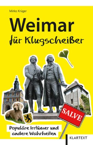 Weimar ist nicht einfach nur eine Stadt in Thüringen. Weimar versteht sich selbst als Kosmos. In diesem Universum wimmelt es von großen Namen. Nietzsche und Liszt gehören dazu, und Gropius. Doch im Weimarer Kosmos strahlt niemand so wie Goethe und Schiller. Weimar sei, so spottet deshalb mancher, die Stadt der toten Dichter. Dies stimmt zweifelsohne, ebenso wie es stimmt, dass Weimar eine quicklebendige Stadt ist. Dieses Buch erzählt mit einem Augenzwinkern von populären Irrtümern. Es beschert Aha-Momente, ohne ein Lexikon zu sein. Es lädt Einheimische wie Touristen dazu ein, voller Neugierde durch Weimar zu wandeln.