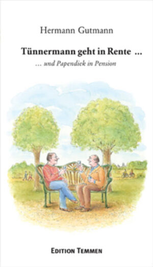 Irgendwann geht der berufliche Lebensweg zu Ende. Hermann Gutmann, Autor der Felix-, Ehe- und anderen Geschichten, hat gleich zwei Ruheständler ausgemacht: Tünnermann und Papendiek. Die beiden kennen sich, und so hat Gutmann keine Probleme damit, sie gemeinsam als Hauptpersonen in einem Buch erscheinen zu lassen. 'Tünnermann geht in Rente' ist der Haupttitel. Papendiek tritt in der Unterzeile auf, was ihm nicht schwerfallen sollte - denn seine Pension ist etwas höher als die Rente von Tünnermann. Aber über Geld spricht man nicht. Dafür über viele andere Dinge, die das Leben eines Ruheständlers ausmachen. Gutmann schreibt darüber in seiner üblichen humorvollen Art. Er erwähnt auch, was es mit Ruheständlerinnen auf sich hat. Die Geschichten sind wie immer: kurz!