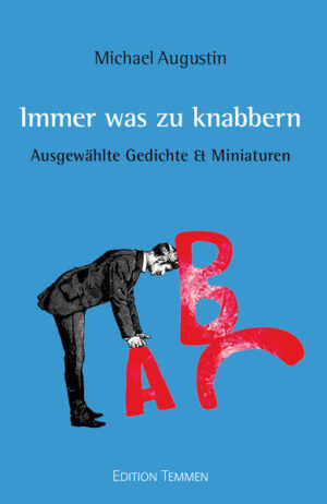 Best-of Augustin: Gedichte & Miniaturen aus drei Jahrzehnten Dass die englische Zeitung »The Guardian« einen deutschen Poeten für seinen Witz und subtilen Humor lobpreist, kommt nicht jeden Tag vor. Eine Ehre, die unserem Autor Michael Augustin zuteil geworden ist, dessen neues Buch in diesem Sinne Bände spricht: »Immer was zu knabbern« ist eine kompakte Auswahl seiner neuesten und besten Gedichte & Miniaturen aus gut drei Jahrzehnten, vorgelegt pünktlich zu seinem 70. Geburtstag. Augustin, dessen Texte oft nur wenige Zeilen umfassen, ist ein Meister der kleinen Form. Er glänzt durch seine pointierte, lakonische Schreibweise und liebt es, seine Leser und Leserinnen mit absurden Szenen und unverhofften Wendungen zu überraschen. »Immer was zu knabbern« ist nach der 2007 erschienenen Anthologie »Nur die Urne schwimmt« der zweite Auswahlband mit Augustin'schen Gedichten & Miniaturen, die seit 1991 in loser Folge bei der Edition Temmen in Bremen erscheinen.