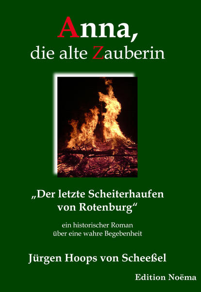 „Anna“, sagte Köster zögerlich. „Ich habe vom Amt einen Haftbefehl gegen Dich wegen Hexerei“, dabei hielt er ihr das Dokument mit zitternden Händen, gleichsam als Entschuldigung, vor die Augen. Bevor Anna etwas entgegnen konnte, standen neben ihr schon zwei Söldner und packten sie brutal an den Oberarmen. „Schreist Du, gibt es was aufs Maul“, zischte der bulligere von den beiden, die Stimme rau vor Wut. Sie banden ihr mit groben Handgriffen die Hände auf den Rücken, warfen sie einem Kornsack gleich unsanft auf den Wagen. Anna spürte, wie sie auf etwas Weiches fiel, das zuckte und schmerzhaft aufstöhnte. Die Rotenburger Hexen-Tetralogie geht weiter! Nach den Erfolgen von "Gretge" (2009) und "Tibke von Bartelsdorf" (2010) legt Jürgen Hoops von Scheeßel 2011 den dritten Roman vor, der die Hexenverfolgung im Amt Rotenburg literarisch aufarbeitet. "Anna, die alte Zauberin" erzählt die Geschichte der Anna Hastede, die im Amt Rotenburg der Zauberei beschuldigt, verurteilt und am 24. Juli 1665 bei lebendigem Leib verbrannt wurde. Annas tragischer Tod war die letzte bekannte Hexenverbrennung im Amt Rotenburg. In gewohnt einfühlsamer und zugleich packender Art schildert Hoops von Scheeßel Leben und Leid der "alten Hastedsche", vollzieht den Prozessverlauf anhand von Originalquellen nach und lässt die historischen Zusammenhänge lebendig werden. Die Geschichte der Anna Hastede, 346 Jahre nach dem ungerechtfertigten Schuldspruch erzählt, reiht sich ein in die Schicksale der zahllosen gequälten und geschundenen Menschen, die zur Zeit der Inquisition einer Gerichtsbarkeit unterworfen waren, die auf der Grundlage von Denunziation und Verleumdung aktiv wurde, zu grausamster Folter als Mittel der Wahrheitsfindung über Vergehen wie 'Hexerei' und 'Zauberei' griff und zahllose Menschen einem schrecklichen Tod überantwortete. Jürgen Hoops von Scheeßel hat es sich zur Aufgabe gemacht, dass ihre Geschichten nicht vergessen werden.