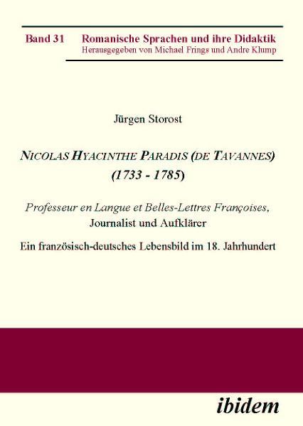 Nicolas Hyacinthe Paradis (de Tavannes) (1733 - 1785) | Bundesamt für magische Wesen