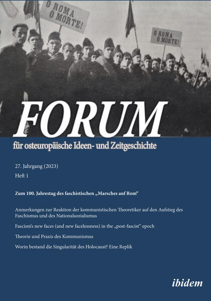 Forum für osteuropäische Ideen- und Zeitgeschichte | Leonid Luks, Gunter Dehnert, Nikolaus Lobkowicz, Alexei Rybakow, Andreas Umland, Martina Tsoi, Roger Griffin, Hubert Kiesewetter, Sebastian Prinz