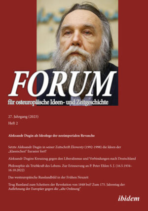 Forum für osteuropäische Ideen- und Zeitgeschichte | Leonid Luks, Gunter Dehnert, Nikolaus Lobkowicz, Alexei Rybakow, Andreas Umland, Marina Tsoi, Oksana Nazarova, Eva Daniela Seibel