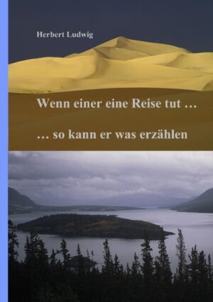 Herbert Ludwig, ehemaliger Professor für Vermessungstechnik an der Fachhochschule Würzburg, erzählt spannend und mit Humor über Reisen als Jugendlicher und als Verliebter, allein und mit seiner Frau, im Urlaub und beruflich, immer aber ein bisschen abenteuerlich, denn nichts wäre ihm ein größeres Gräuel, als zwischen „nivea-gesalbten Neckermännern“ in der Sonne braten zu müssen. Der Leser wird von ihm in die heimatlichen Berge, nach Griechenland und Sardinien ebenso entführt wie nach Alaska, in die Atacama und nach Usbekistan