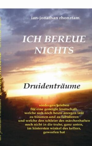 Druidenträume -Erzählungen und Wandererlebnisse mit keltischen Hintergrund.Dem Barden im Druidentum fällt die Rolle des Vermittlers, des Übermittlers, des Dichters und Sängers zu