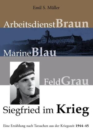 Im Sommer 1944 wird ein junger Chemnitzer mit 17 Jahren zum Arbeitsdienst, unweit der sich immer näher an die östliche Reichsgrenze kämpfende Rote Armee, eingezogen. Er schildert auf Grund eigener Erlebnisse, wie polnische Partisanen das Lager bedrohen, und der Umgang mit der Waffe wichtiger als die Arbeit mit dem Spaten wird. Die anschliessende harte militärische Ausbildung, des Ingenieur-Offiziers-Anwärters auf der Marine Kriegsschule in Flensburg-Mürwik, soll auf die Frontbewährung vorbereiten. Sie endet jedoch nicht an Bord sondern in einem aus zusammen gewürfelten Marinesoldaten gebildeten Marine-Festungsbataillon. Dieses soll, mit völlig untauglicher Ausrüstung, erst in den Februartagen 1945 an der Küste zwischen Cuxhaven und Emden eine vielleicht weitere Invasion abwehren, und danach eine so genannte "Festung Holland", westlich des Dollarts, vor den übermächtig anrückenden Kanadischen Truppen verteidigen. Dieser "Führerbefehl" scheitert mit grossen Verlusten und endet für den Chemnitzer im April in Internierungslagern im Raum Wilhelmshaven. Anfang September wird er nach Bayern entlassen. Er übertritt bei Nacht und Nebel die "Grüne Grenze" in die sowjetische Zone.