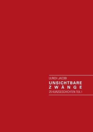 In Unsichtbare Zwänge läßt der Autor Ulrich Jacobi nach ungewöhnlichen Inszenierungen den Vorhang für uns fallen.Seine makaberen, skurrilen, morbiden und übersinnlichen Geschichten sind voller Schmerz und Freude. Sie handeln von Liebe, Hass, Intriegen, Rache, Tod, Krankheit, menschlichen Unzulänglichkeiten und Leidenschaften.Traurig-heiter und vielleicht doch realer, als sie auf den ersten Blick erscheinen, laden sie zum Nachdenken und Schmunzeln ein.